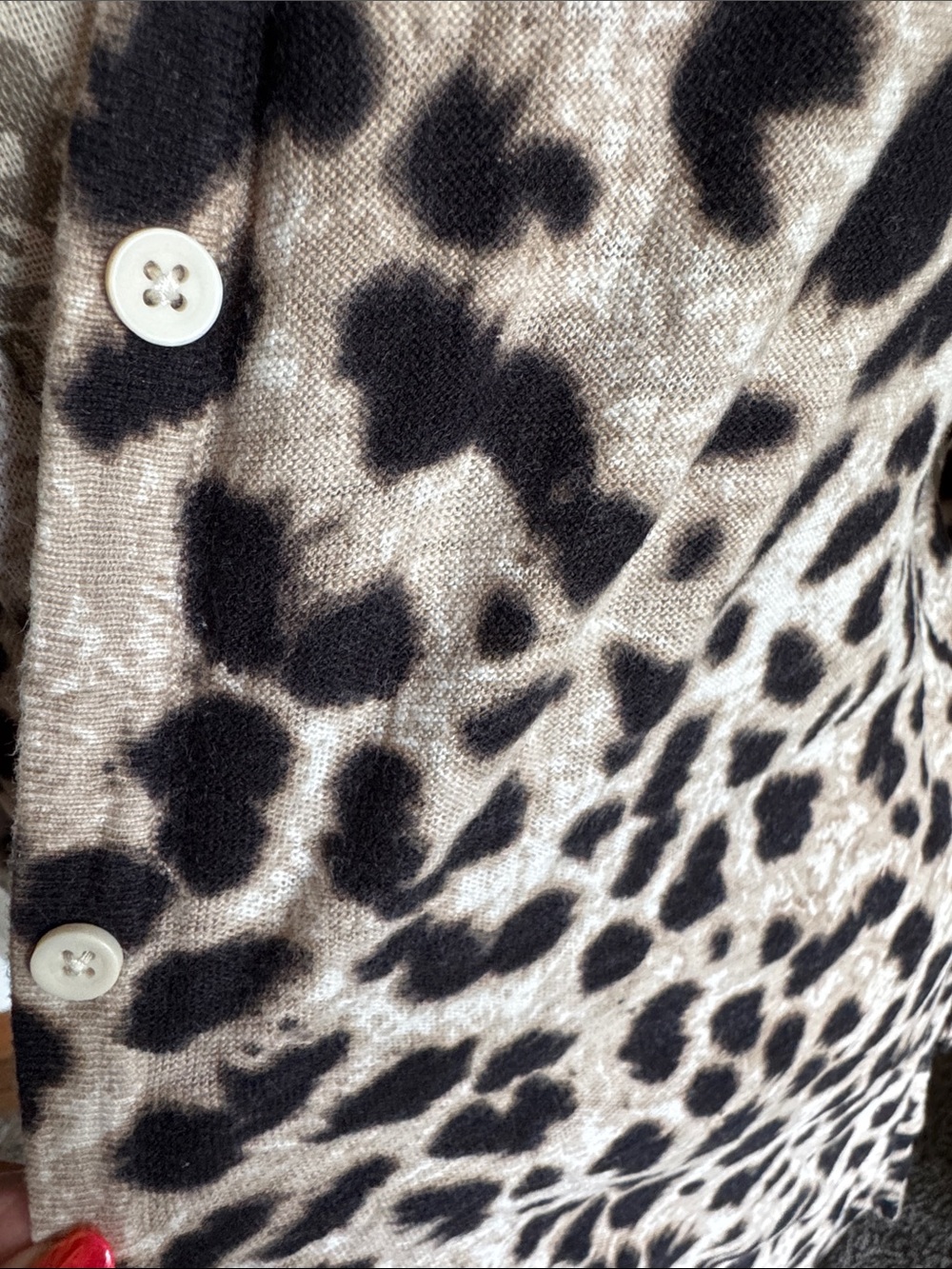torrid Leopard Print Open-Front Cardigan - Beige & Black - Picture 2 of 3